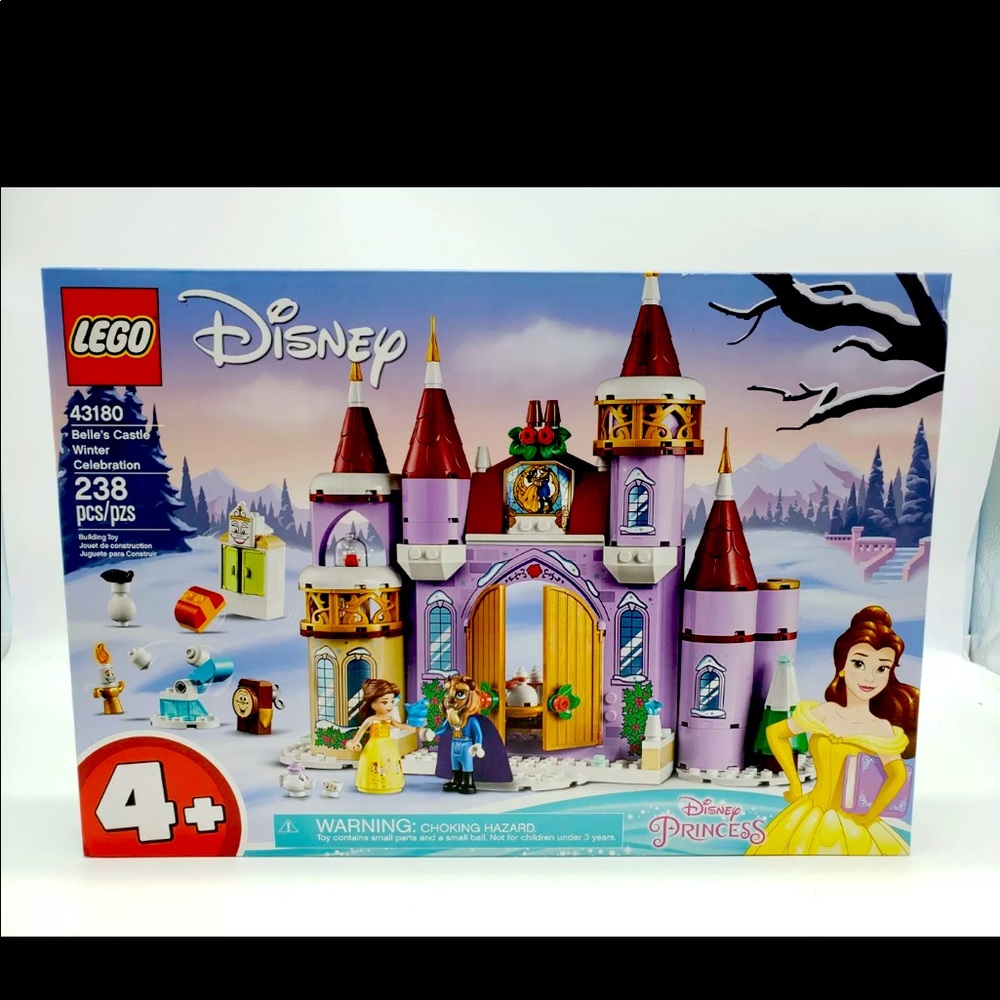 LEGO Beauty and the Beast Belles Castle winter cel